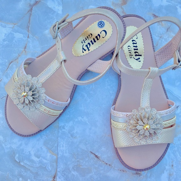 Gold Girl Sandals  Size 12.5 - Picture 6 of 6